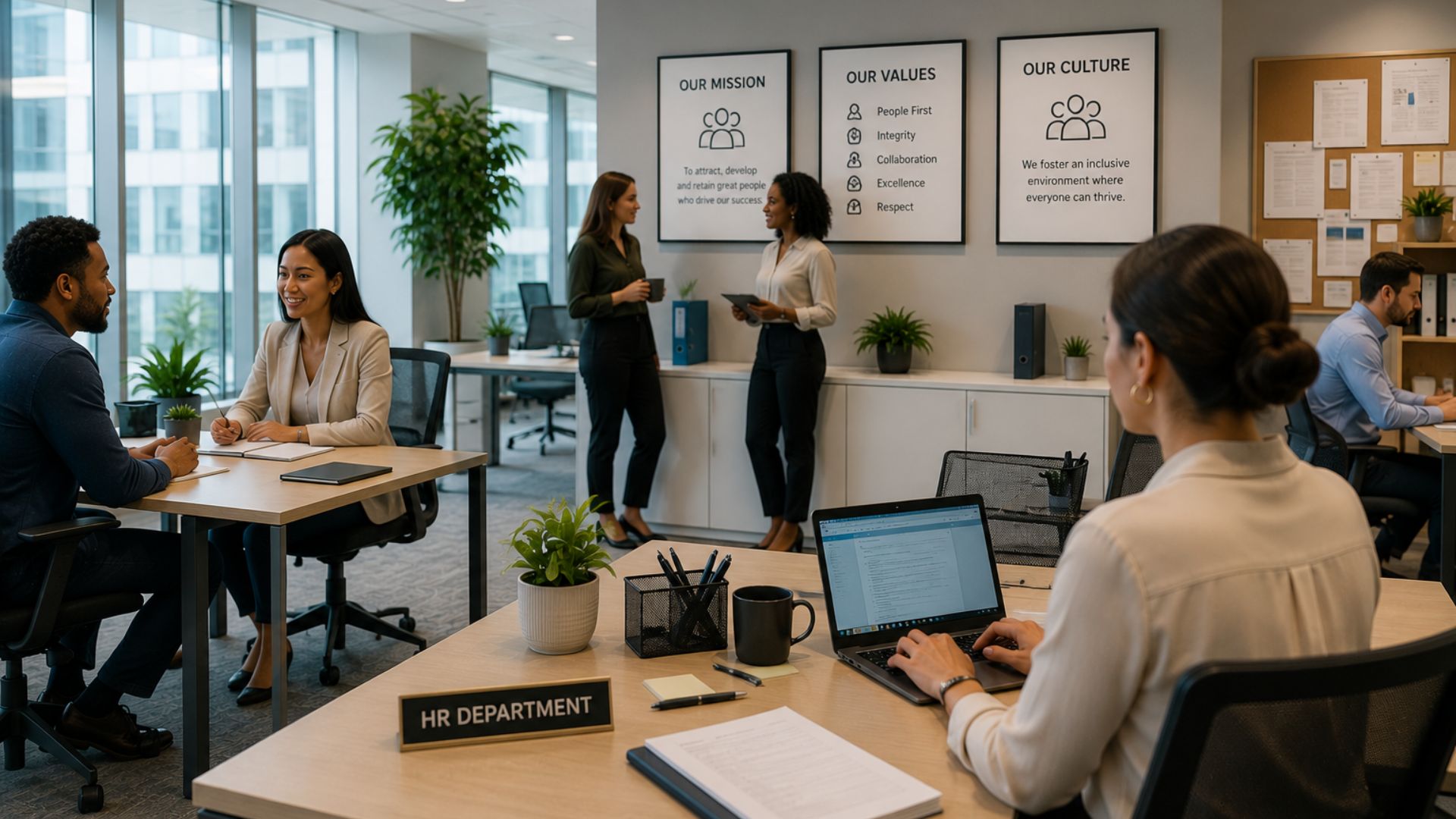 Open office concept
